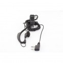 MIDLAND MA 21L Micrófono-auricular lopbular regulable VOX/PTT con cable rizado